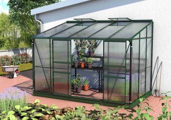 Zahradní skleník Vitavia Ida 6500 PC 4 mm zelený
