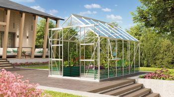Zahradní skleník Vitavia Uranus 9900 sklo 3 mm stříbrný