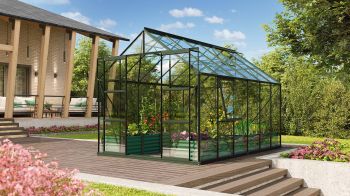 Zahradní skleník Vitavia Uranus 9900 sklo 3 mm zelený