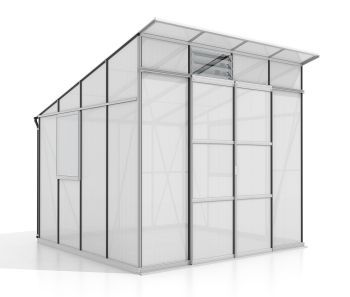 Zahradní skleník Vitavia PLAYA 7600 PC 6 mm stříbrný