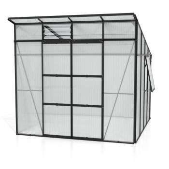Zahradní skleník Vitavia PLAYA 7600 PC 6 mm černý