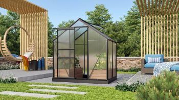 Zahradní skleník Vitavia VENUS 2500 PC 6 mm černý