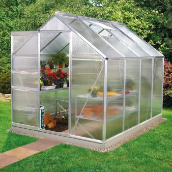 Zahradní skleník Vitavia VENUS 5000 PC 6 mm stříbrný