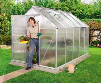 Zahradní skleník Vitavia VENUS 6200 PC 6 mm stříbrný
