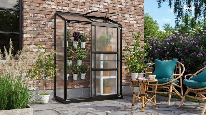 Zahradní skleník Vitavia IDA 900 PC černý