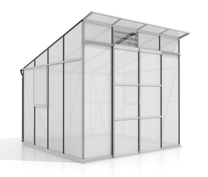 Zahradní skleník Vitavia PLAYA 7600 PC 6 mm stříbrný