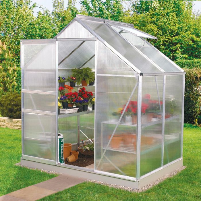 Zahradní skleník Vitavia VENUS 2500 PC 6 mm stříbrný